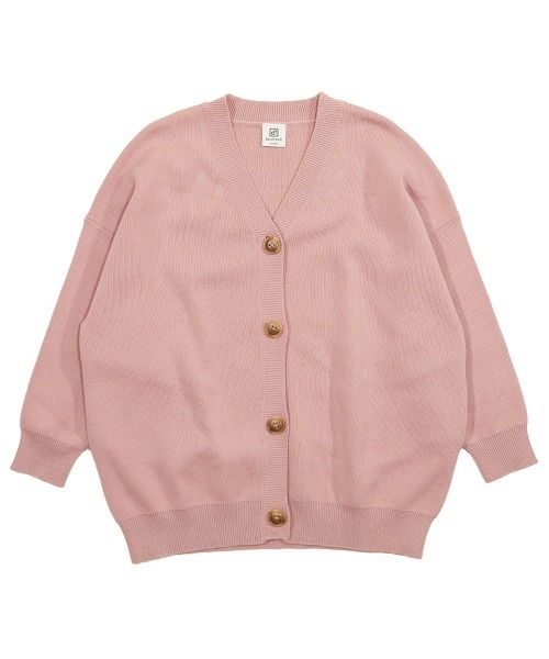 devirock（デビロック）の「コットン混リラックスカーディガン（カーディガン/ボレロ・キッズ・ライトブラウン/ベージュ/ブラック/ブルー系その他/ピンク系その他/ダークブラウン・110cm/120cm/130cm/140cm/150cm/100cm/160cm）」の14枚目の写真