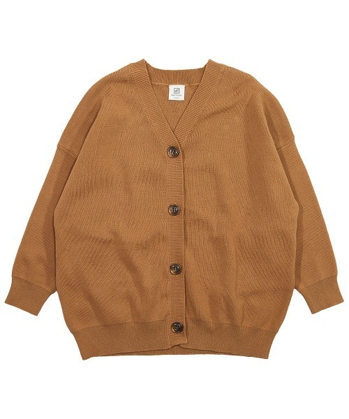 devirock（デビロック）の「コットン混リラックスカーディガン（カーディガン/ボレロ・キッズ・ライトブラウン/ベージュ/ブラック/ブルー系その他/ピンク系その他/ダークブラウン・110cm/120cm/130cm/140cm/150cm/100cm/160cm）」の16枚目の写真