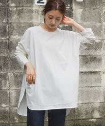 tiptop | クルーネックラウンドヘムBIGロンT(Tシャツ/カットソー)