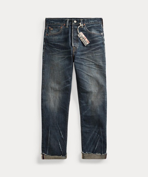 RRL(ダブル アール エル)の「ボーイ フィット ストレートジーンズ(デニムパンツ・レディース・ブルー・24/25/26/27/28/29)」の5枚目の写真