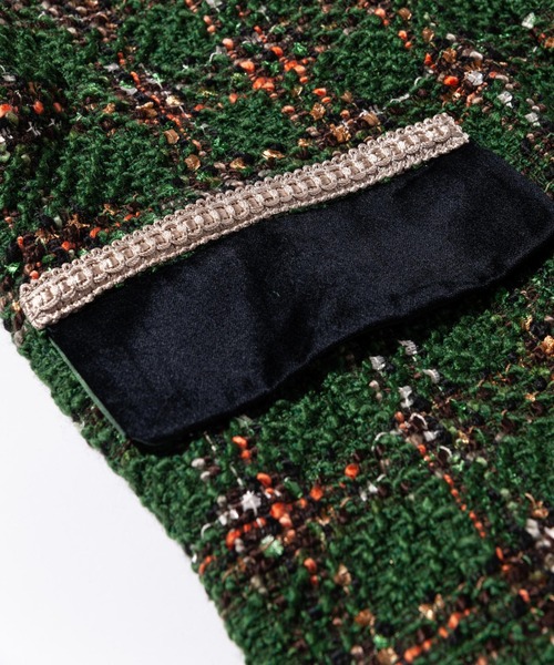 glamb（グラム）の「Fancy tweed JKT / ファンシーツイードジャケット