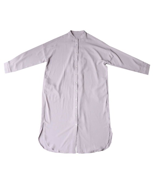 とろみ素材シャツワンピース（ワンピース）｜antiqua（アンティカ）の