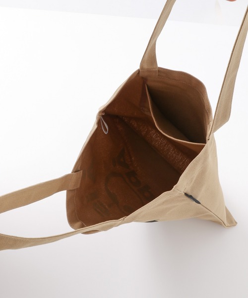 ALAND(エーランド)の「ALAND/APPLE ECO BAG 2919668(エコバッグ/サブバッグ・レディース・ブラウン/その他1・FREE)」の4枚目の写真