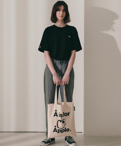 ALAND(エーランド)の「ALAND/APPLE ECO BAG 2919668(エコバッグ/サブバッグ・レディース・ブラウン/その他1・FREE)」の11枚目の写真