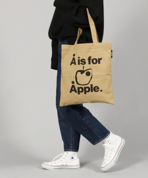ALAND(エーランド)の「ALAND/APPLE ECO BAG 2919668(エコバッグ/サブバッグ・レディース・ブラウン/その他1・FREE)」の14枚目の写真