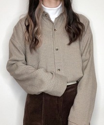 INTER FACTORY | ファッションインフルエンサー ０１７ × INTER FACTORY　ルーズシルエットチェックシャツ(シャツ/ブラウス)