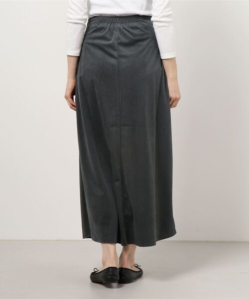 ＪＵＧＬＡＮＳ（ユグランス）の「☆ ベロアコールタイトフレアスカート（スカート・レディース・チャコールグレー/ベージュ/ブラウン・FREE）」の5枚目の写真