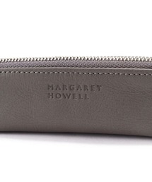 新品 MARGARET HOWELL 本革ポーチ　グレージュ 新品 MARGARET HOWELL 本革ポーチ グレージュ MARGARET HOWELL