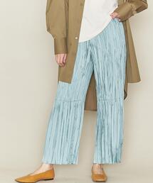 ASTRAET | ＜ASTRAET（アストラット）＞ランダムプリーツ キリカエ ストレートパンツ◆(その他パンツ)