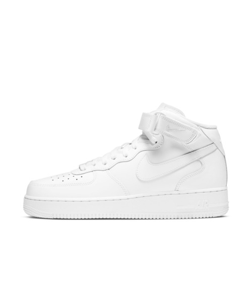 NIKE(ナイキ)の「NIKE/ナイキ AIR FORCE1 MID 07/エアフォース1 ミッド 07(AF1)(スニーカー・メンズ・ホワイト・27.5cm/26.5cm/27cm/28cm/26cm/25.5cm/29cm/25cm/30cm/28.5cm)」の6枚目の写真