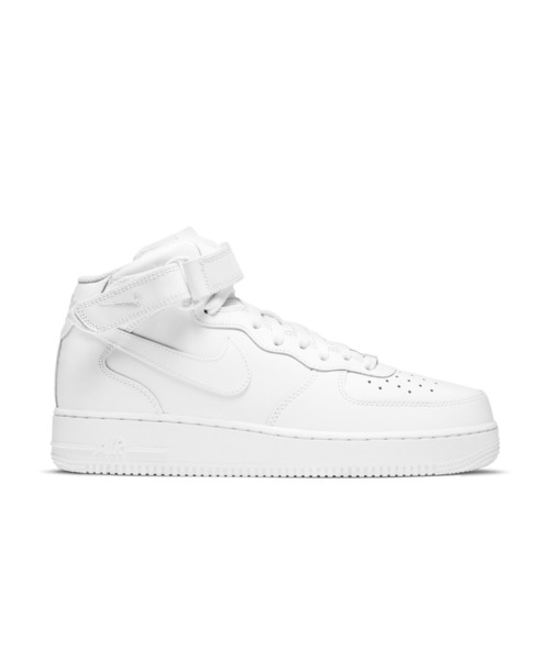 NIKE(ナイキ)の「NIKE/ナイキ AIR FORCE1 MID 07/エアフォース1 ミッド 07(AF1)(スニーカー・メンズ・ホワイト・27.5cm/26.5cm/27cm/28cm/26cm/25.5cm/29cm/25cm/30cm/28.5cm)」の2枚目の写真