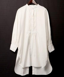 nougatine | 【nougatine】綿100ウェービーピンタックバックシャンシャツワンピース(シャツワンピース)