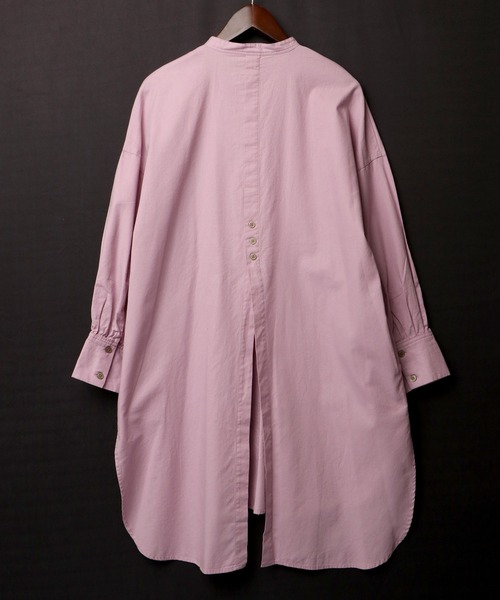 nougatine(ヌガティーヌ)の「【nougatine】綿100ウェービーピンタックバックシャンシャツワンピース(シャツワンピース・レディース・ラベンダー/ホワイト/グレイッシュベージュ・FREE)」の17枚目の写真