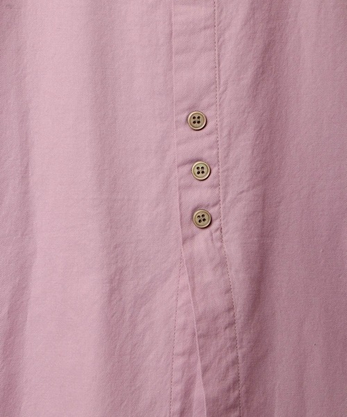 nougatine(ヌガティーヌ)の「【nougatine】綿100ウェービーピンタックバックシャンシャツワンピース(シャツワンピース・レディース・ラベンダー/ホワイト/グレイッシュベージュ・FREE)」の19枚目の写真