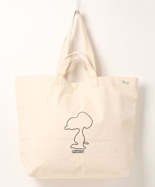 Snoopy Embroidery Shadow Snoopy 2way Tote Bag シャドー スヌーピー 刺繍 トートバッグ トートバッグ Snoopy Old Betty S スヌーピーカケルオールドベティーズ のファッション通販 Zozotown