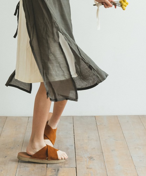 pairmanon（ペアマノン）の「シアードッキングレイヤード バックスリットワンピース（ワンピース・キッズ・ラベンダー/グレイッシュベージュ/モカ/ブルー系その他3・130/140/150/110/120/100/90）」の14枚目の写真