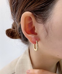 iso | スクエアフープピアス(ピアス（両耳用）)