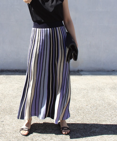 INCEDE（インシード）の「[新作][M-L][洗える]ストライプ切替えサマー