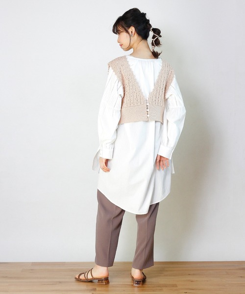 Crisp（クリスプ）の「センタープレスタックパンツ（その他パンツ・レディース・グレー/ミント・FREE）」の22枚目の写真