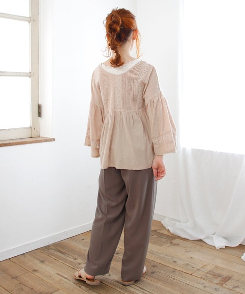 Crisp（クリスプ）の「センタープレスタックパンツ（その他パンツ・レディース・グレー/ミント・FREE）」の18枚目の写真