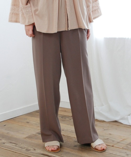 Crisp（クリスプ）の「センタープレスタックパンツ（その他パンツ・レディース・グレー/ミント・FREE）」の17枚目の写真