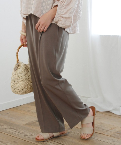 Crisp（クリスプ）の「センタープレスタックパンツ（その他パンツ・レディース・グレー/ミント・FREE）」の20枚目の写真