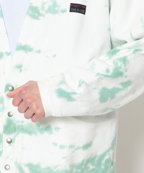 CAL O LINE(キャルオーライン)の「CAL O LINE /キャルオーライン tie dye sweat cardigan タイダイスウェットカーディガン(カーディガン/ボレロ・メンズ・その他・X-LARGE/LARGE)」の6枚目の写真