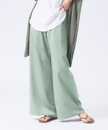 qualite | サテンセミフレアーパンツ(その他パンツ)