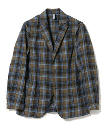 Bagutta | BAGUTTA / RICK コットンリネン マドラスチェック ジャケット(その他アウター)