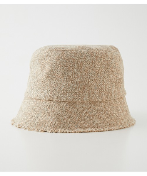 AZUL by moussy(アズールバイマウジー)の「FRINGE BUCKET HAT/フリンジバケットハット(キャップ・レディース・ベージュ/ブラック/アイボリー・FREE)」の5枚目の写真