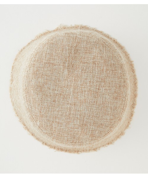 AZUL by moussy(アズールバイマウジー)の「FRINGE BUCKET HAT/フリンジバケットハット(キャップ・レディース・ベージュ/ブラック/アイボリー・FREE)」の8枚目の写真