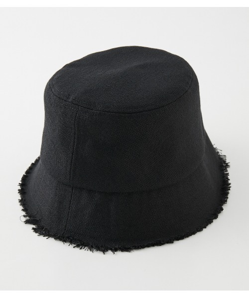 AZUL by moussy(アズールバイマウジー)の「FRINGE BUCKET HAT/フリンジバケットハット(キャップ・レディース・ベージュ/ブラック/アイボリー・FREE)」の11枚目の写真