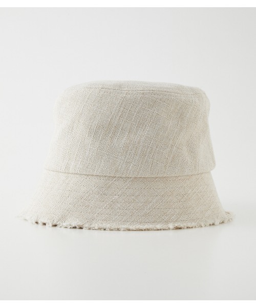 AZUL by moussy(アズールバイマウジー)の「FRINGE BUCKET HAT/フリンジバケットハット(キャップ・レディース・ベージュ/ブラック/アイボリー・FREE)」の15枚目の写真