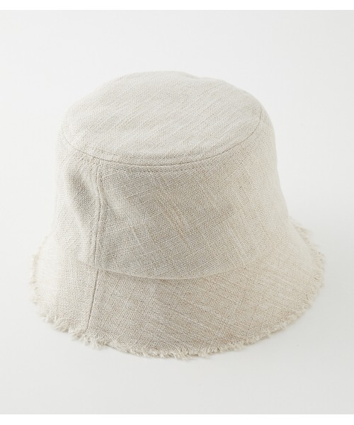 AZUL by moussy(アズールバイマウジー)の「FRINGE BUCKET HAT/フリンジバケットハット(キャップ・レディース・ベージュ/ブラック/アイボリー・FREE)」の16枚目の写真