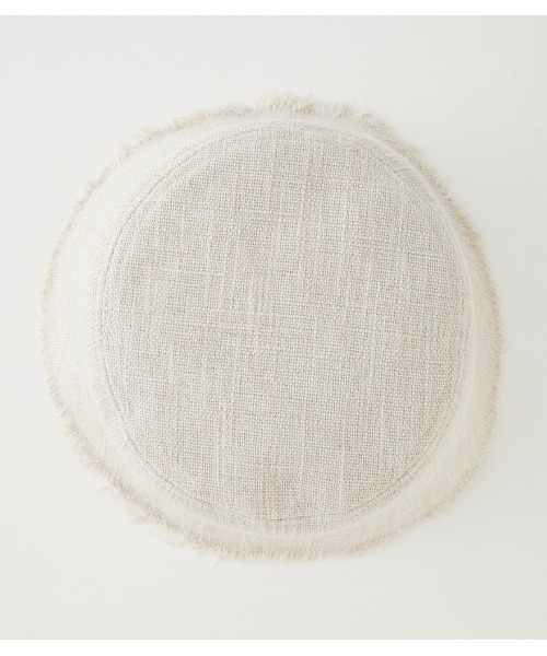 AZUL by moussy(アズールバイマウジー)の「FRINGE BUCKET HAT/フリンジバケットハット(キャップ・レディース・ベージュ/ブラック/アイボリー・FREE)」の18枚目の写真