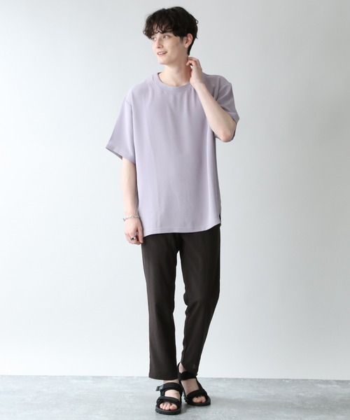 RAGEBLUE（レイジブルー）の「＜セットアップ着用可能＞シャリテック/リネンタッチイージースラックス/936417（スラックス・メンズ・ブラック/ダークグリーン/グレー系その他/キャメル・SMALL/MEDIUM/LARGE）」の15枚目の写真