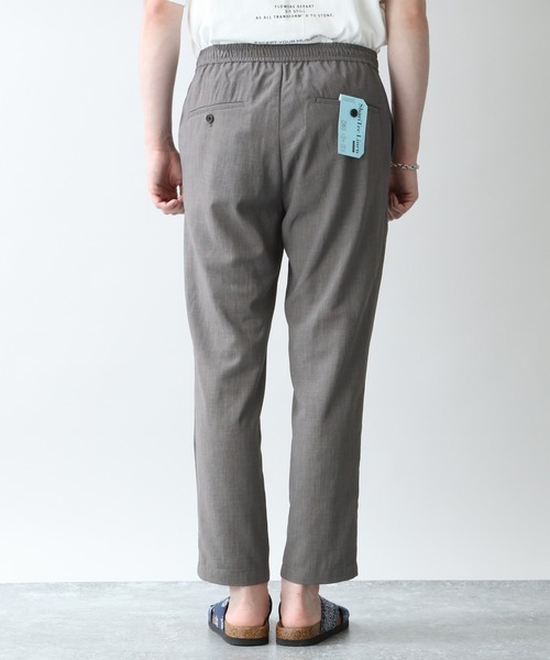 RAGEBLUE（レイジブルー）の「＜セットアップ着用可能＞シャリテック/リネンタッチイージースラックス/936417（スラックス・メンズ・ブラック/ダークグリーン/グレー系その他/キャメル・SMALL/MEDIUM/LARGE）」の5枚目の写真