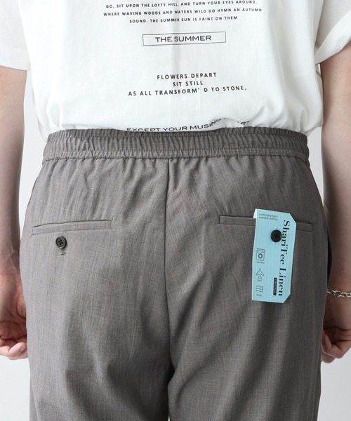RAGEBLUE（レイジブルー）の「＜セットアップ着用可能＞シャリテック/リネンタッチイージースラックス/936417（スラックス・メンズ・ブラック/ダークグリーン/グレー系その他/キャメル・SMALL/MEDIUM/LARGE）」の14枚目の写真