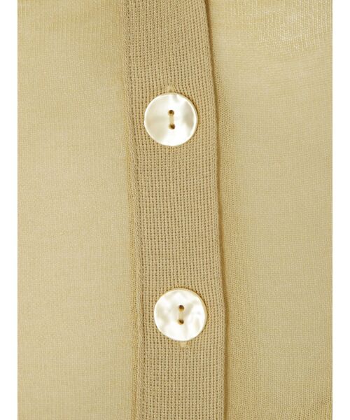 MERCURYDUO(マーキュリーデュオ)の「コンパクトシアーカーディガン(カーディガン/ボレロ・レディース・ベージュ/ブラウン/オフホワイト/ライム・FREE)」の18枚目の写真