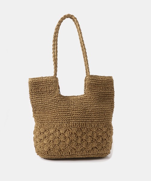 RODE SKO（ロデスコ）の「MANOLA ペーパートートバッグ（トートバッグ・レディース・ブラック/ベージュ系その他・ONE）」の10枚目の写真