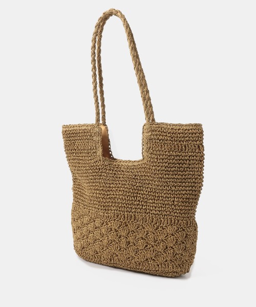 RODE SKO（ロデスコ）の「MANOLA ペーパートートバッグ（トートバッグ・レディース・ブラック/ベージュ系その他・ONE）」の11枚目の写真