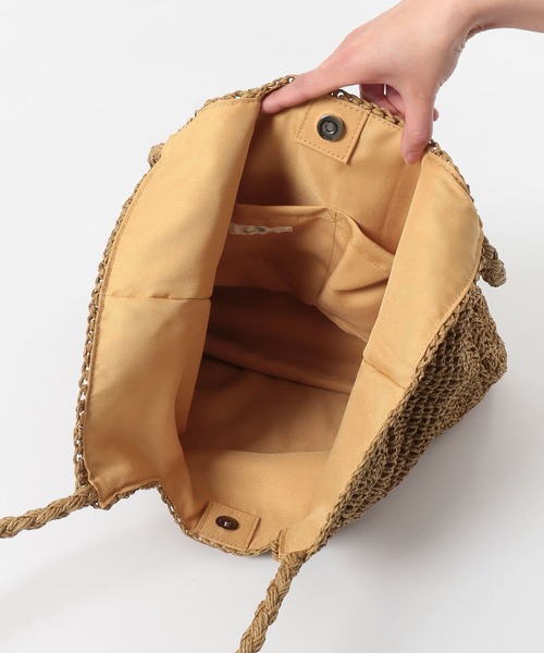 RODE SKO（ロデスコ）の「MANOLA ペーパートートバッグ（トートバッグ・レディース・ブラック/ベージュ系その他・ONE）」の13枚目の写真