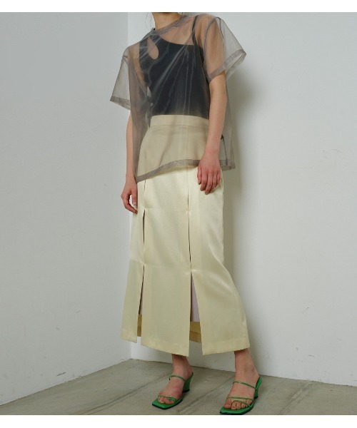 LE CIEL BLEU（ルシェルブルー）の「Random Rib Tank Top