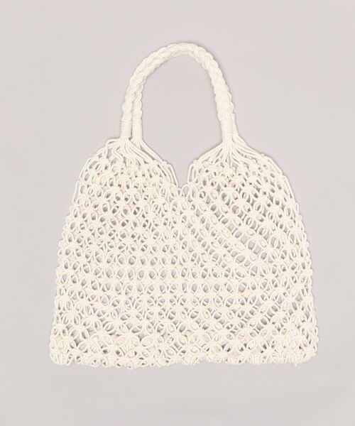 aimoha（アイモハ）の「手編みかごバッグ（かごバッグ・レディース・カーキ/ピンク/キャメル/グレー/ホワイト/ブラック・FREE）」の11枚目の写真