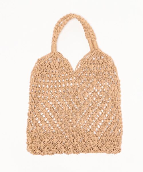 aimoha（アイモハ）の「手編みかごバッグ（かごバッグ・レディース・カーキ/ピンク/キャメル/グレー/ホワイト/ブラック・FREE）」の15枚目の写真