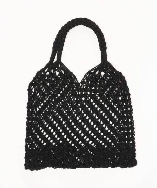 aimoha（アイモハ）の「手編みかごバッグ（かごバッグ・レディース・カーキ/ピンク/キャメル/グレー/ホワイト/ブラック・FREE）」の12枚目の写真