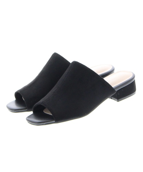 JELLY BEANS（ジェリービーンズ）の「シンプルミュールサンダル(210-30307)JELLY BEANS(ジェリービーンズ)（サンダル・レディース・ブラック/オレンジ/グレイッシュベージュ・LL/S/M/L）」の2枚目の写真