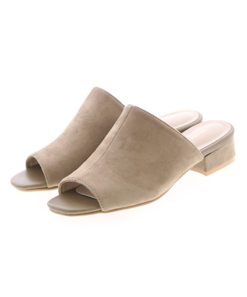 JELLY BEANS（ジェリービーンズ）の「シンプルミュールサンダル(210-30307)JELLY BEANS(ジェリービーンズ)（サンダル・レディース・ブラック/オレンジ/グレイッシュベージュ・LL/S/M/L）」の8枚目の写真