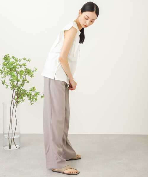 SENSE OF PLACE by URBAN RESEARCH（センスオブプレイスバイアーバンリサーチ）の「ショルダーデザイントップ（Tシャツ/カットソー・レディース・ブラック/オフホワイト/ミント/イエロー・ONE）」の22枚目の写真