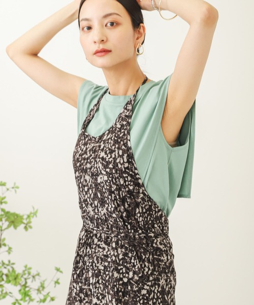 SENSE OF PLACE by URBAN RESEARCH（センスオブプレイスバイアーバンリサーチ）の「ショルダーデザイントップ（Tシャツ/カットソー・レディース・ブラック/オフホワイト/ミント/イエロー・ONE）」の10枚目の写真